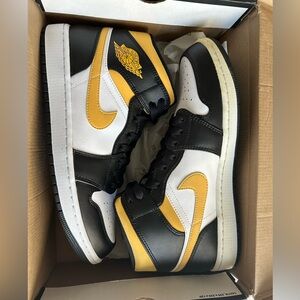 Nike Air Jordan 1 Mid white/pollen-black 10.5
